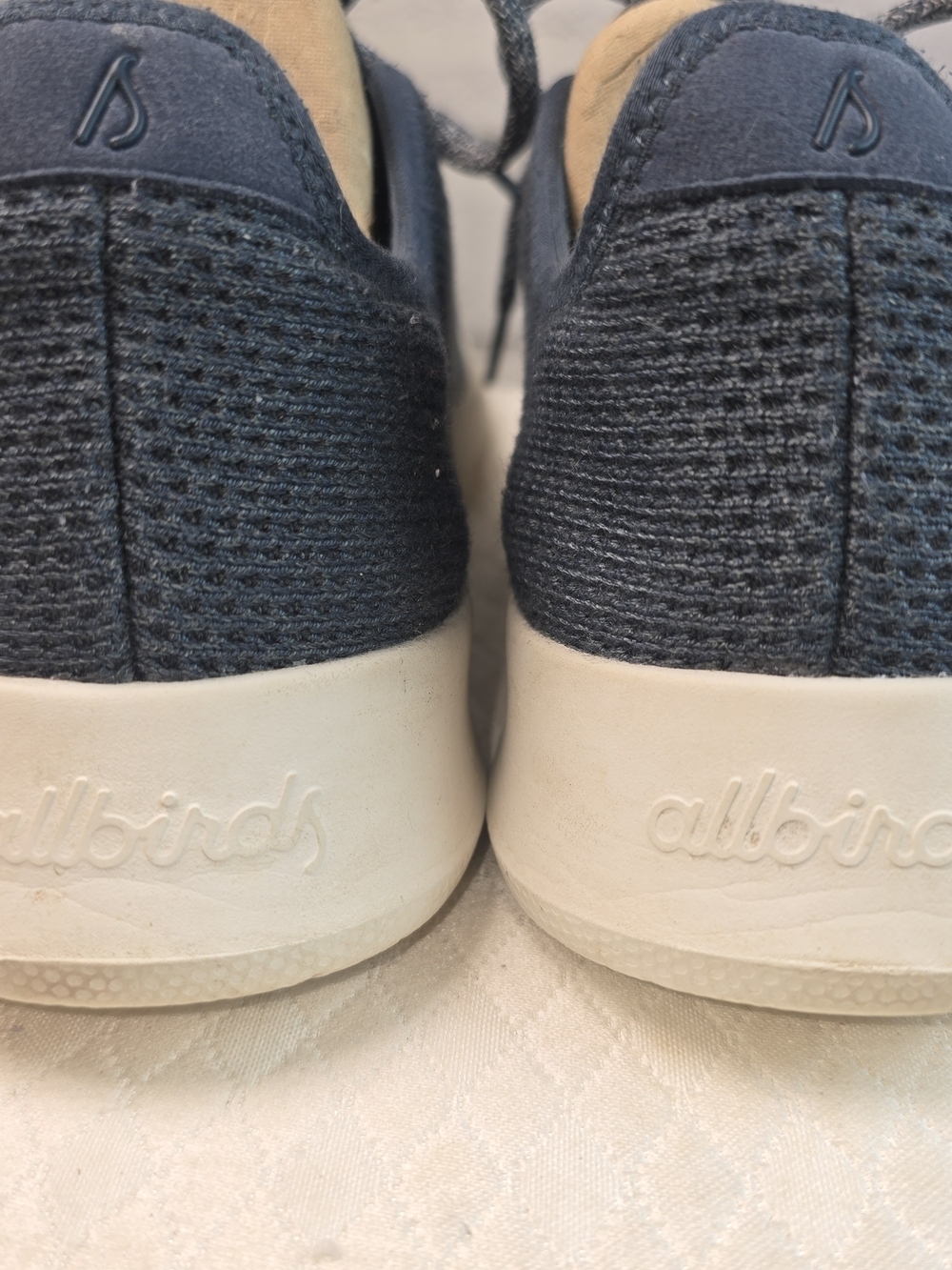 ALLBIRDS TREE RUNNER BLUE BREATHABLE KNIT SNEAKERS CUSHIOINED MIDSOLE MENS 10 - Picture 3 of 8